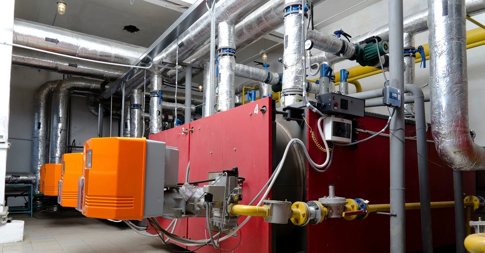 Großanlage gewerbliche Heizungstechnik